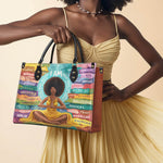 "AfroEssence" Leather Handbag