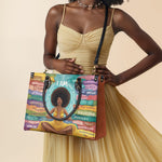 "AfroEssence" Leather Handbag