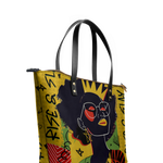 "Aina" Lemon Zest Leather Tote Bag