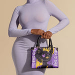 "Aina" Grape Soda Small Leather Handbag