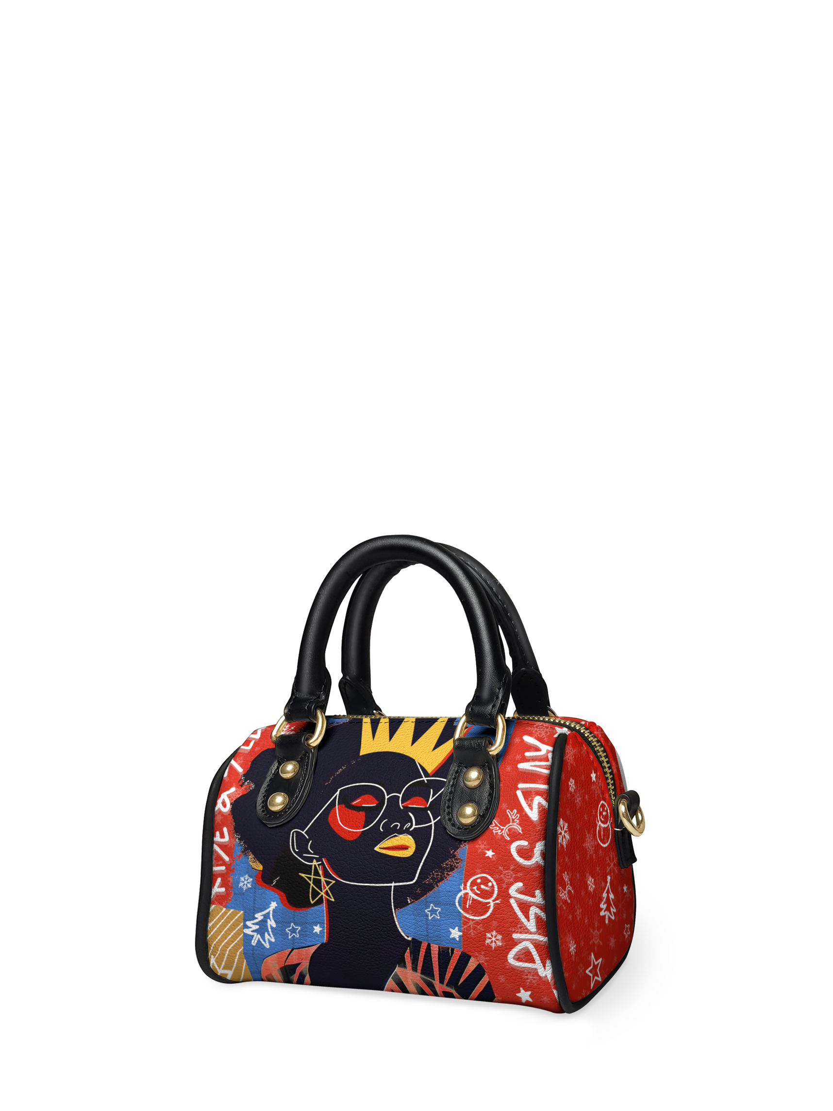 "Aina" Frosted Cherry Mini Satchel