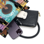"AfroEssence" Small Leather Handbag