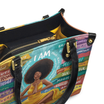 "AfroEssence" Small Leather Handbag