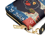"Aina" Blueberry Snow Wallet