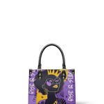 "Aina" Grape Soda Small Leather Handbag