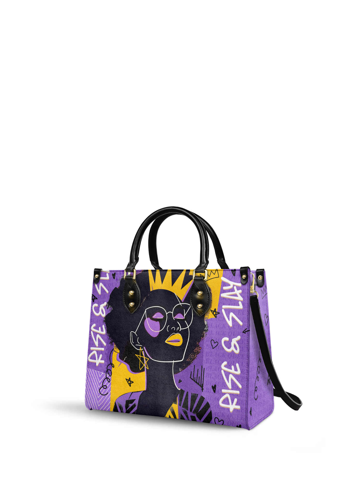 "Aina" Grape Soda Leather Handbag