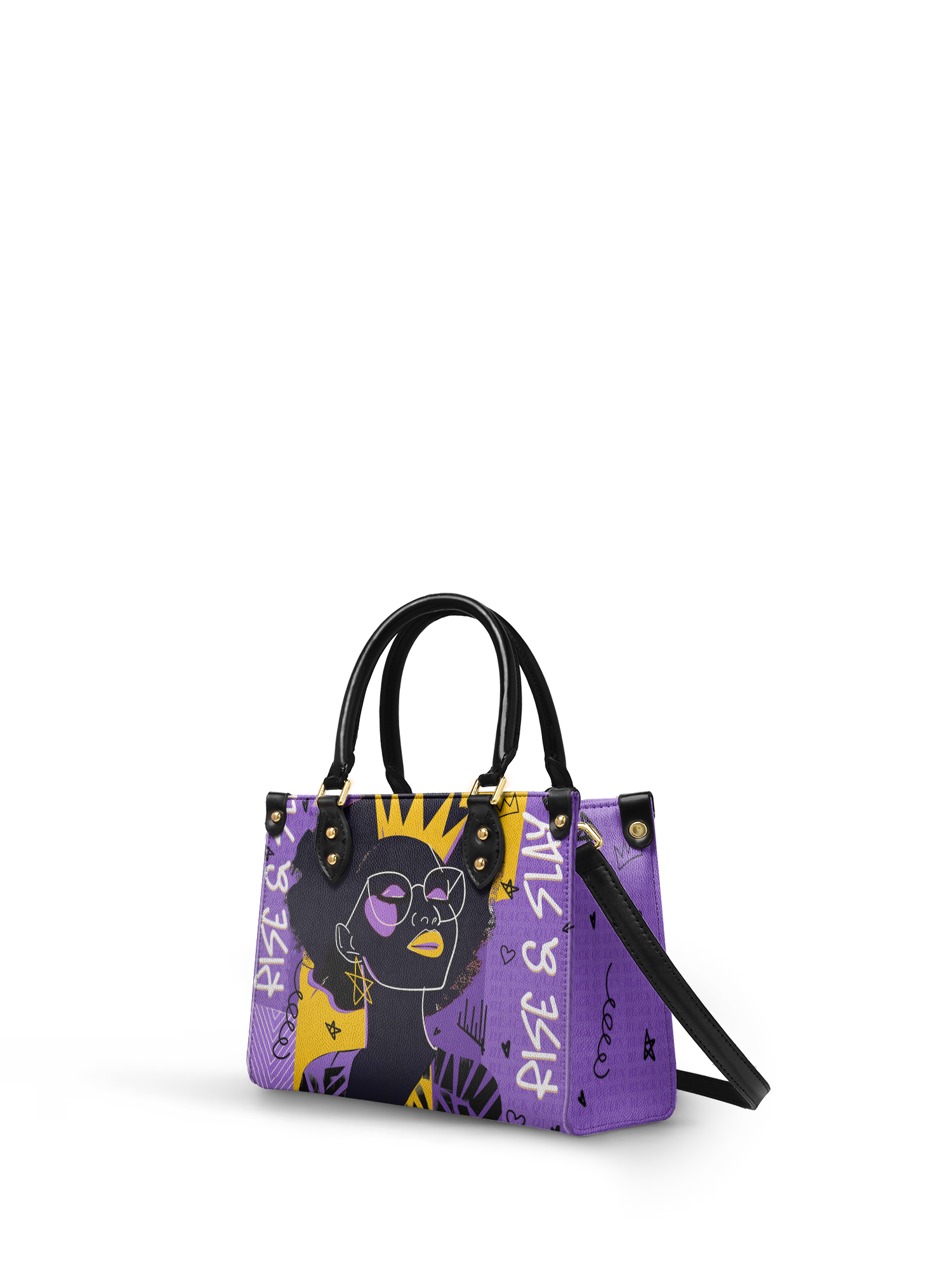 "Aina" Grape Soda Small Leather Handbag