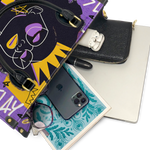 "Aina" Grape Soda Leather Handbag