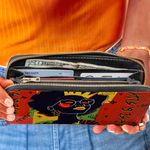 "Aina" Flame Red Wallet