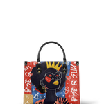 "Aina" Frosted Cherry Leather Handbag