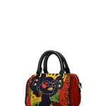 "Aina" Flame Red Mini Satchel