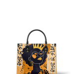 "Aina" Honeycomb Leather Handbag