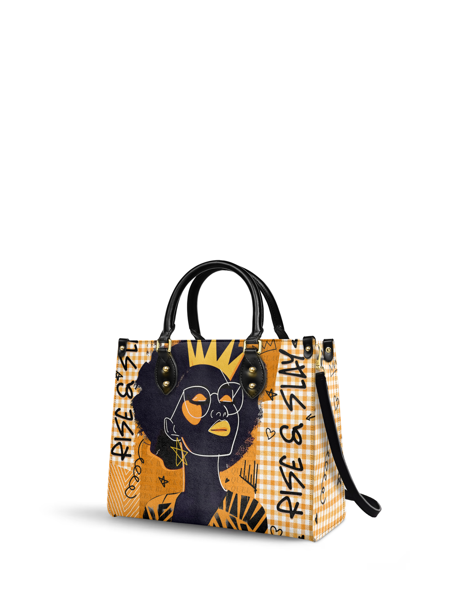 "Aina" Honeycomb Leather Handbag