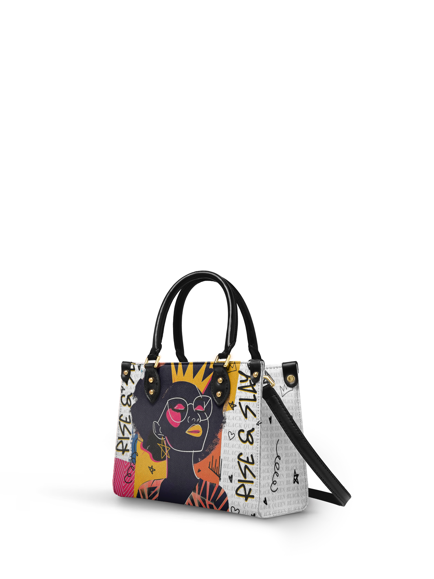 "Aina" Coconut White Small Leather Handbag