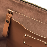 "Aina" Lime Pop Xmas Leather Tote Bag