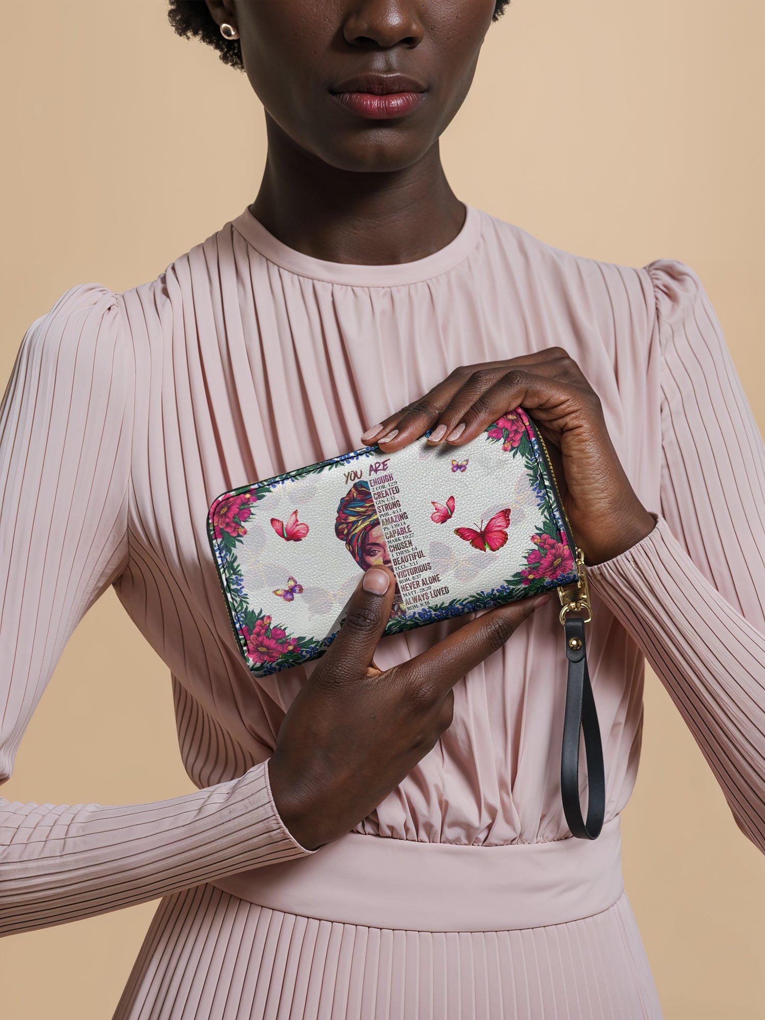 "Imani" Dove White Wallet