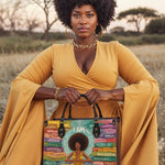 "AfroEssence" Leather Handbag