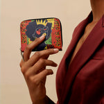 "Aina" Flame Red Mini Wallet