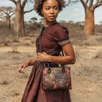 "Aurenna" Small Leather Handbag