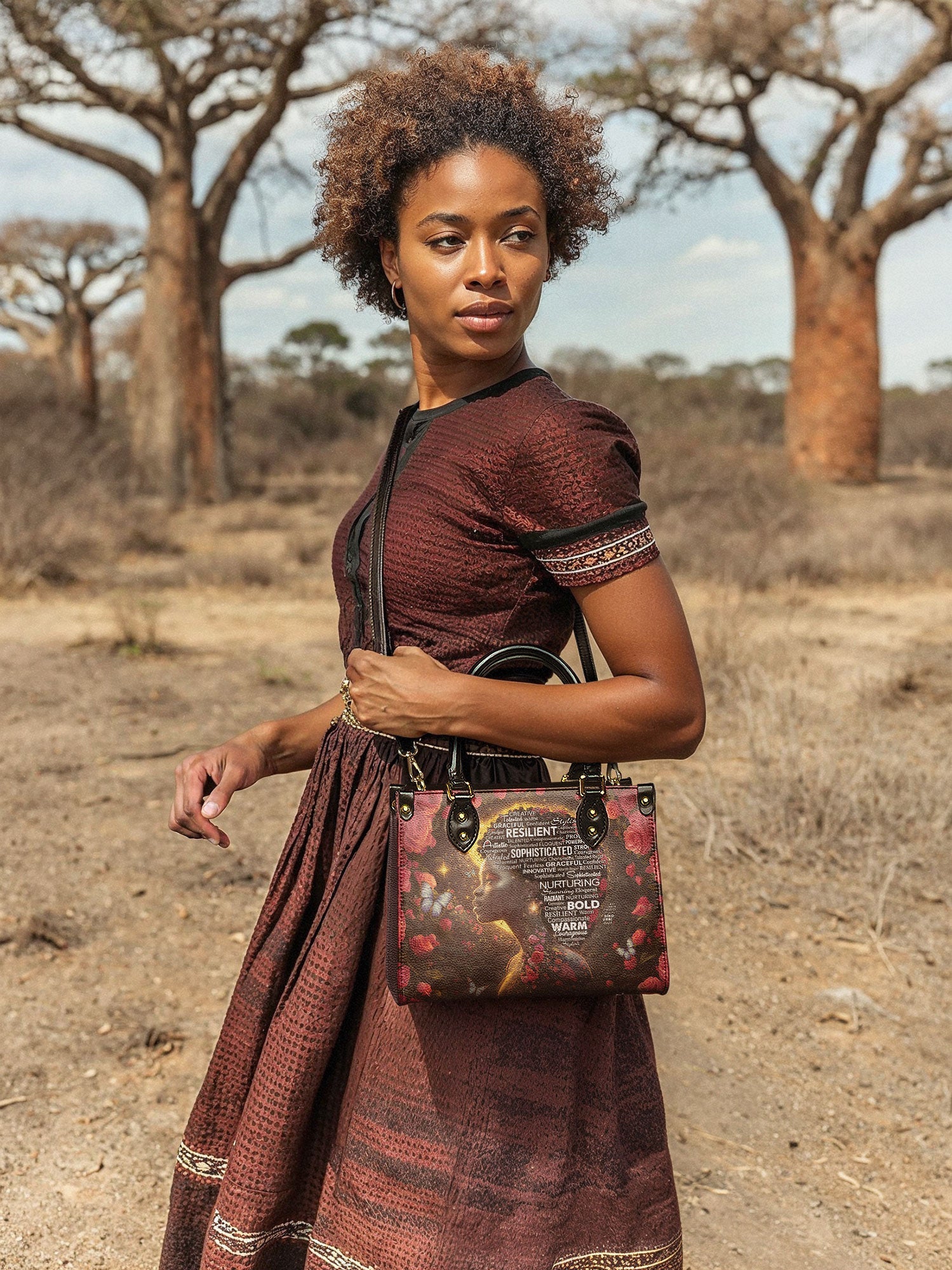 "Aurenna" Small Leather Handbag