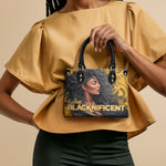 "Blacknificent" Small Leather Handbag