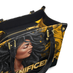 "Blacknificent" Small Leather Handbag