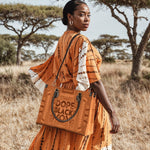 "Dope Black Mom" Leather Handbag