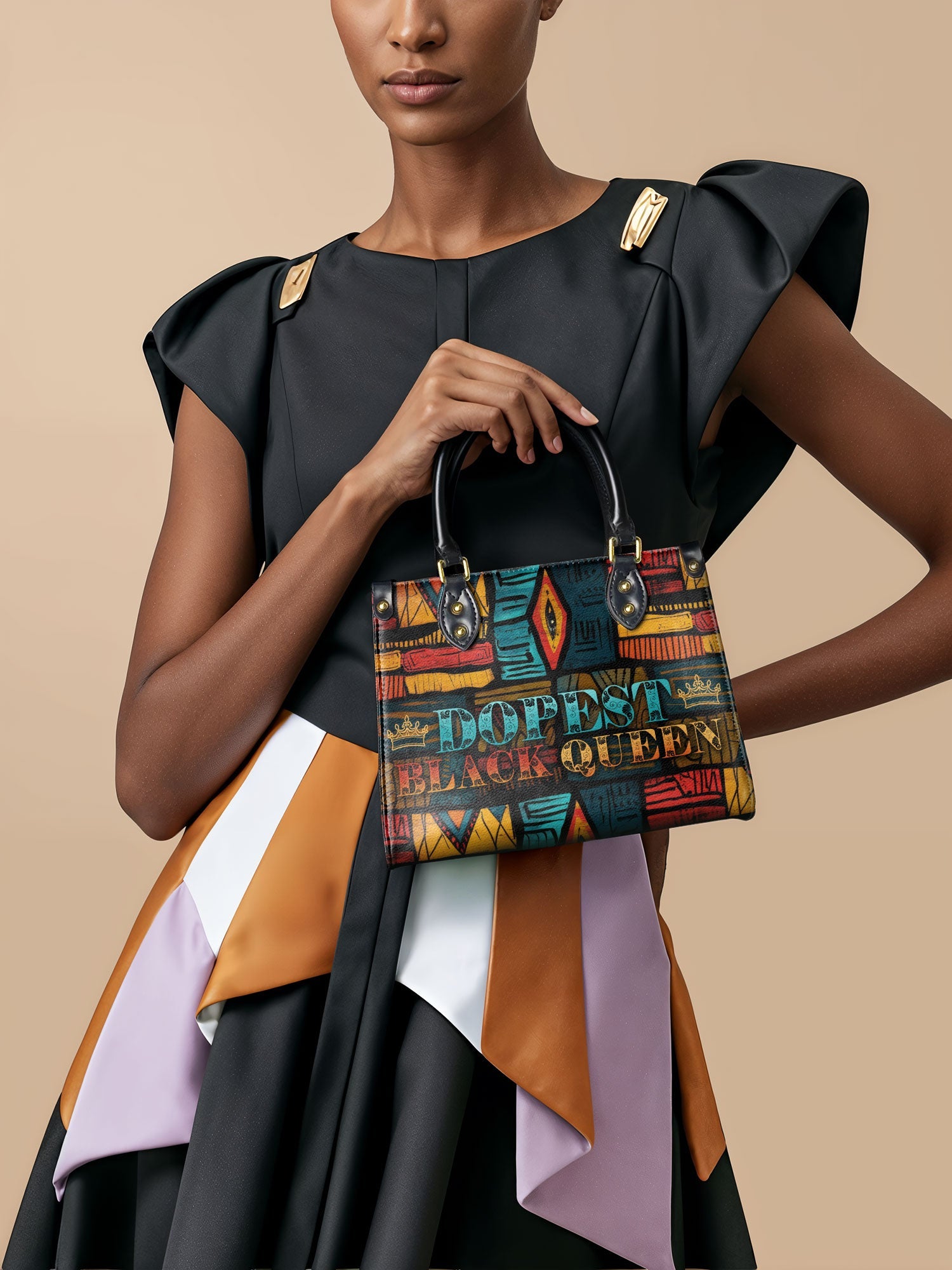 "Dopeya" Small Leather Handbag