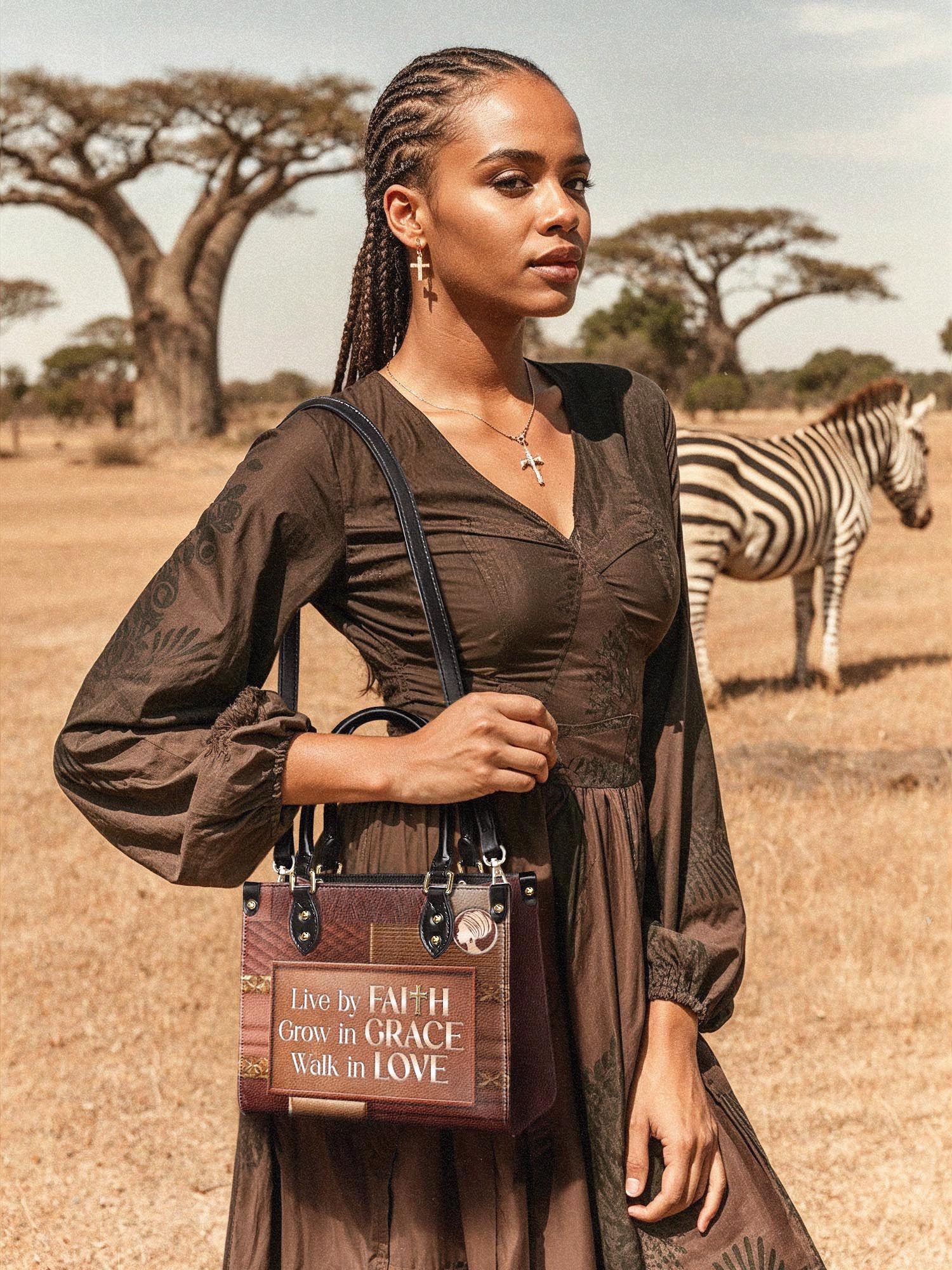 "Eliora" Small Leather Handbag