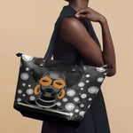 "Fahari" Monochrome Leather Tote Bag