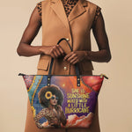 "Huriya" Leather Tote Bag