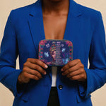 "Imani" Blue Orchid Mini Wallet