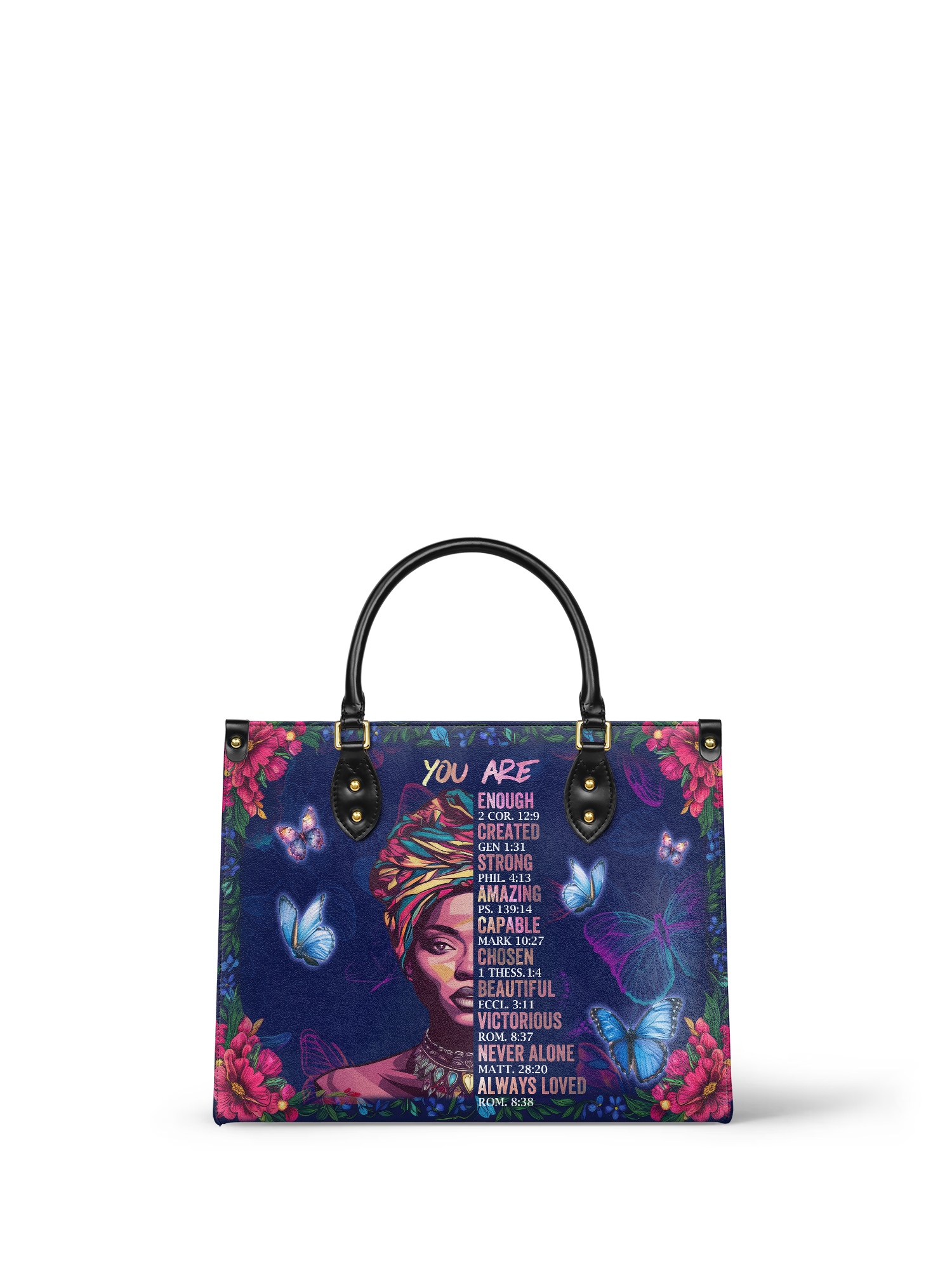 "Imani" Blue Orchid Leather Handbag