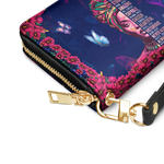 "Imani" Blue Orchid Wallet