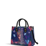 "Imani" Blue Orchid Leather Handbag