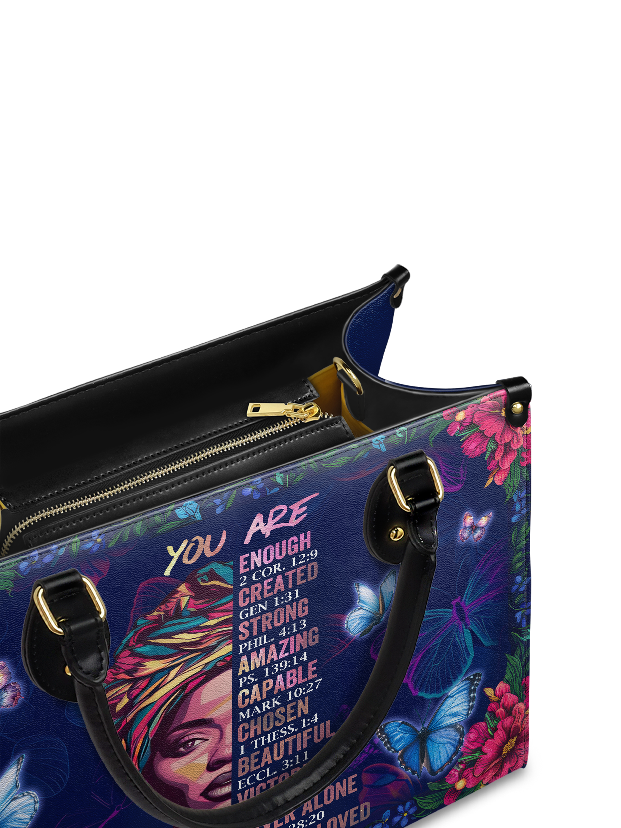 "Imani" Blue Orchid Leather Handbag