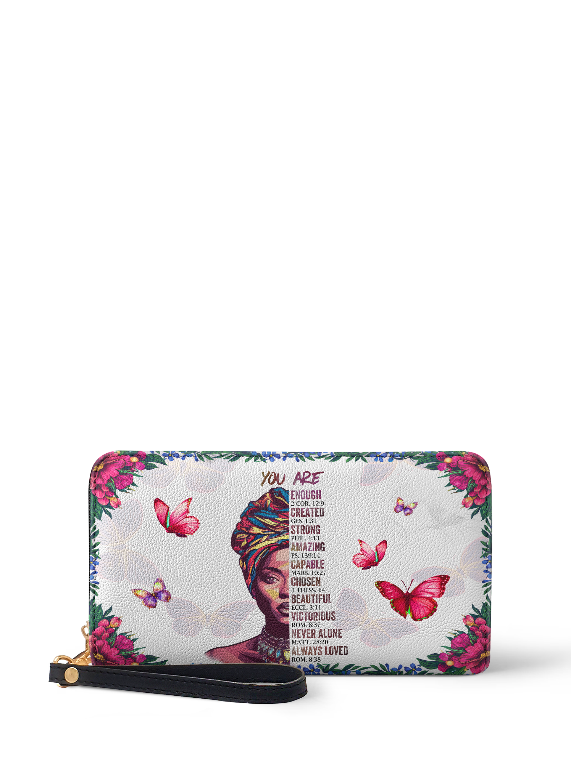 "Imani" Dove White Wallet