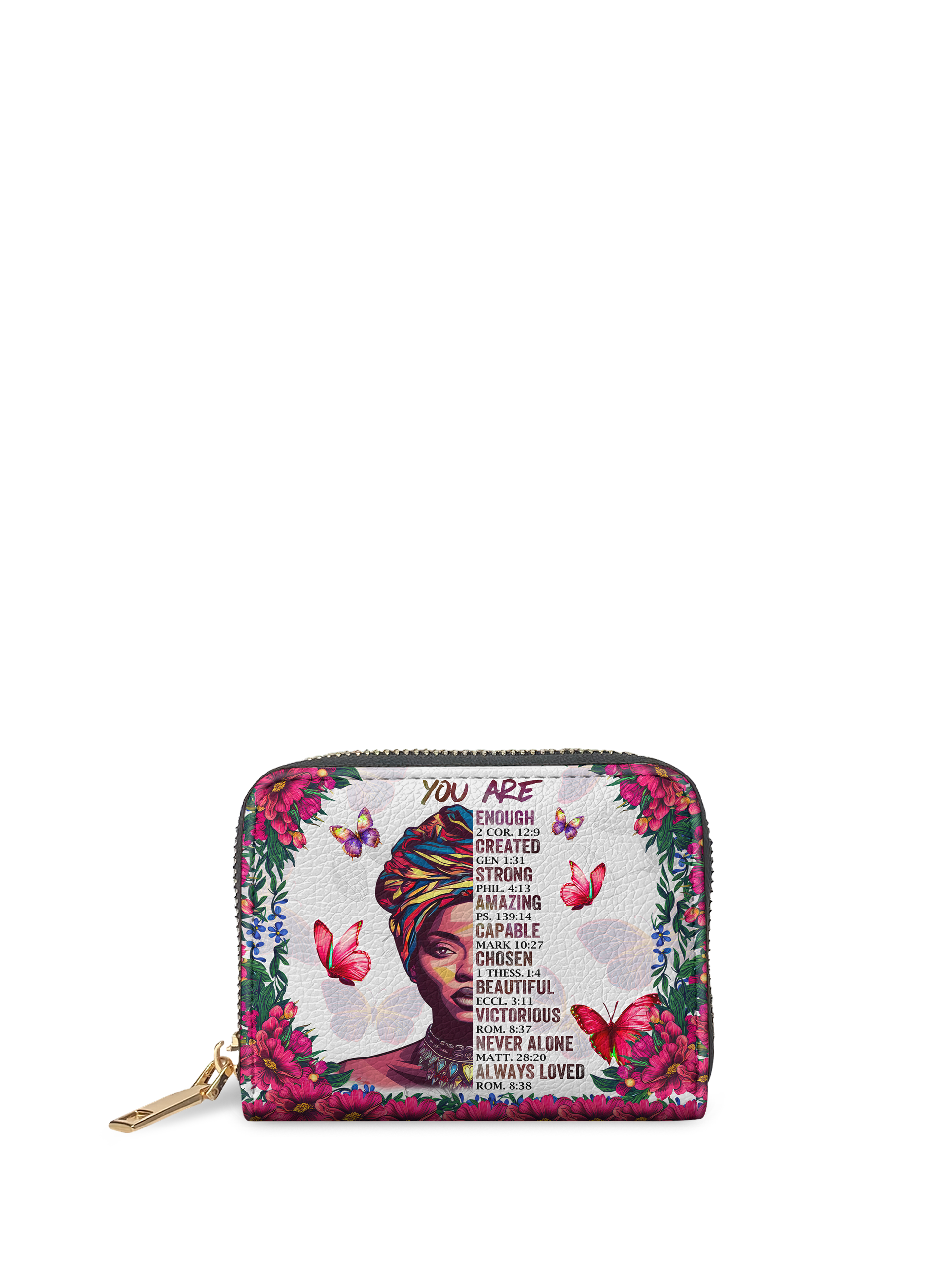"Imani" Dove White Mini Wallet
