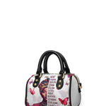 "Imani" Dove White Mini Satchel