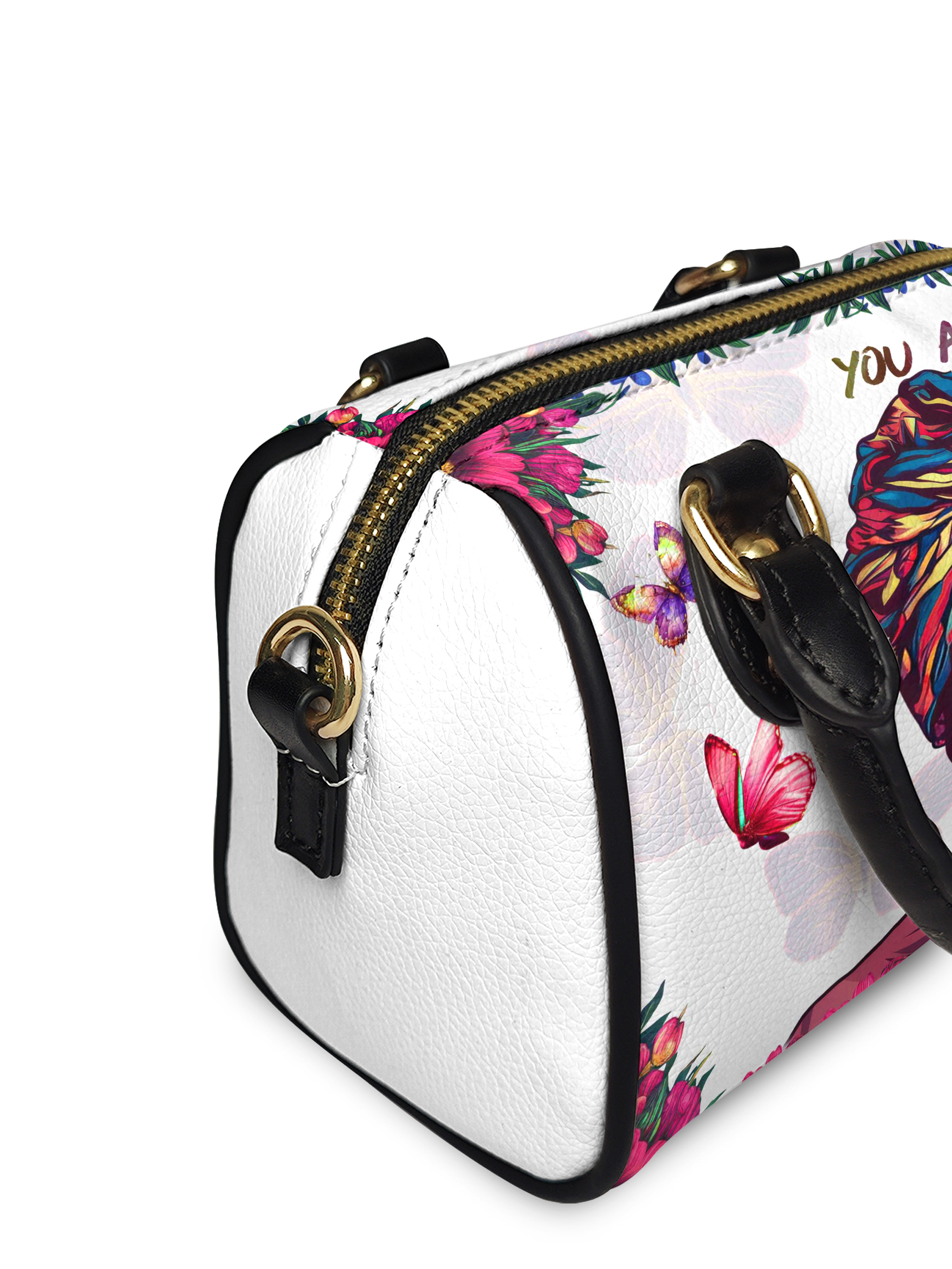 "Imani" Dove White Mini Satchel