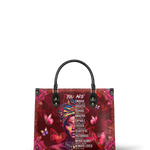 "Imani" Pomegranate Red Leather Handbag