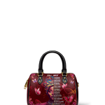 "Imani" Pomegranate Red Mini Satchel