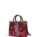 "Imani" Pomegranate Red Leather Handbag