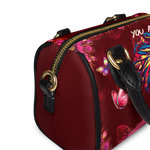 "Imani" Pomegranate Red Mini Satchel