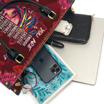 "Imani" Pomegranate Red Leather Handbag