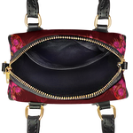 "Imani" Pomegranate Red Mini Satchel