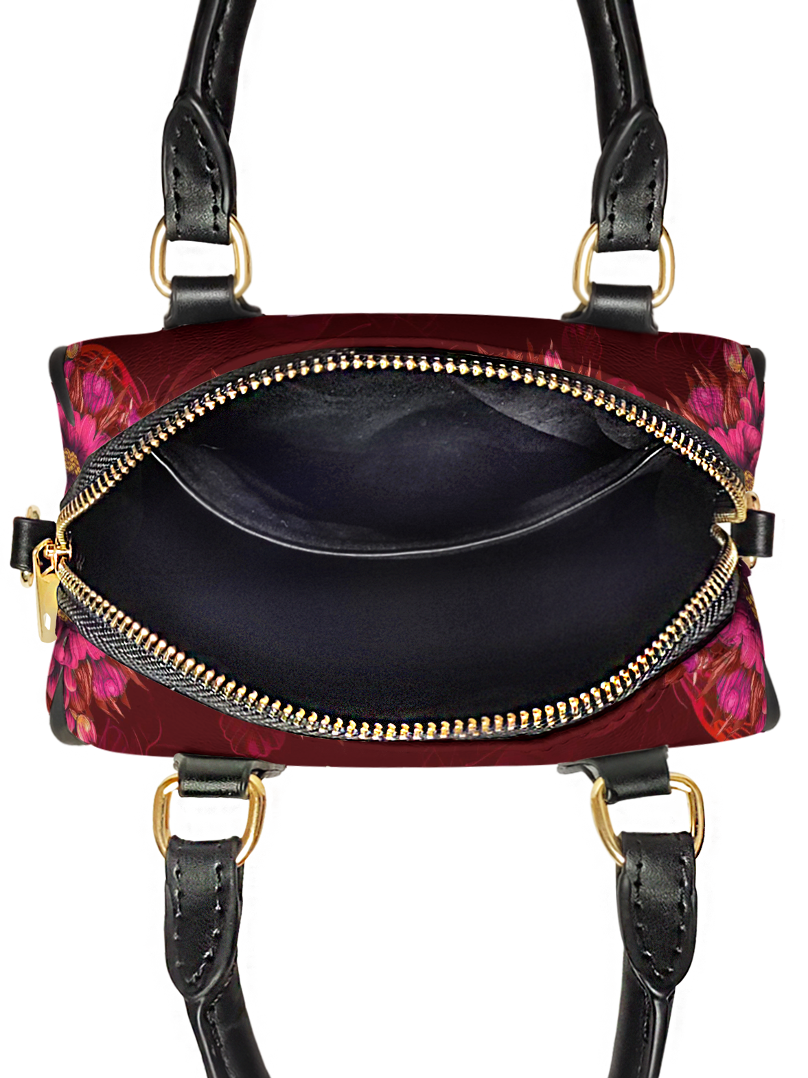 "Imani" Pomegranate Red Mini Satchel