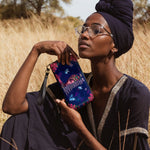 "Imani" Blue Orchid Wallet