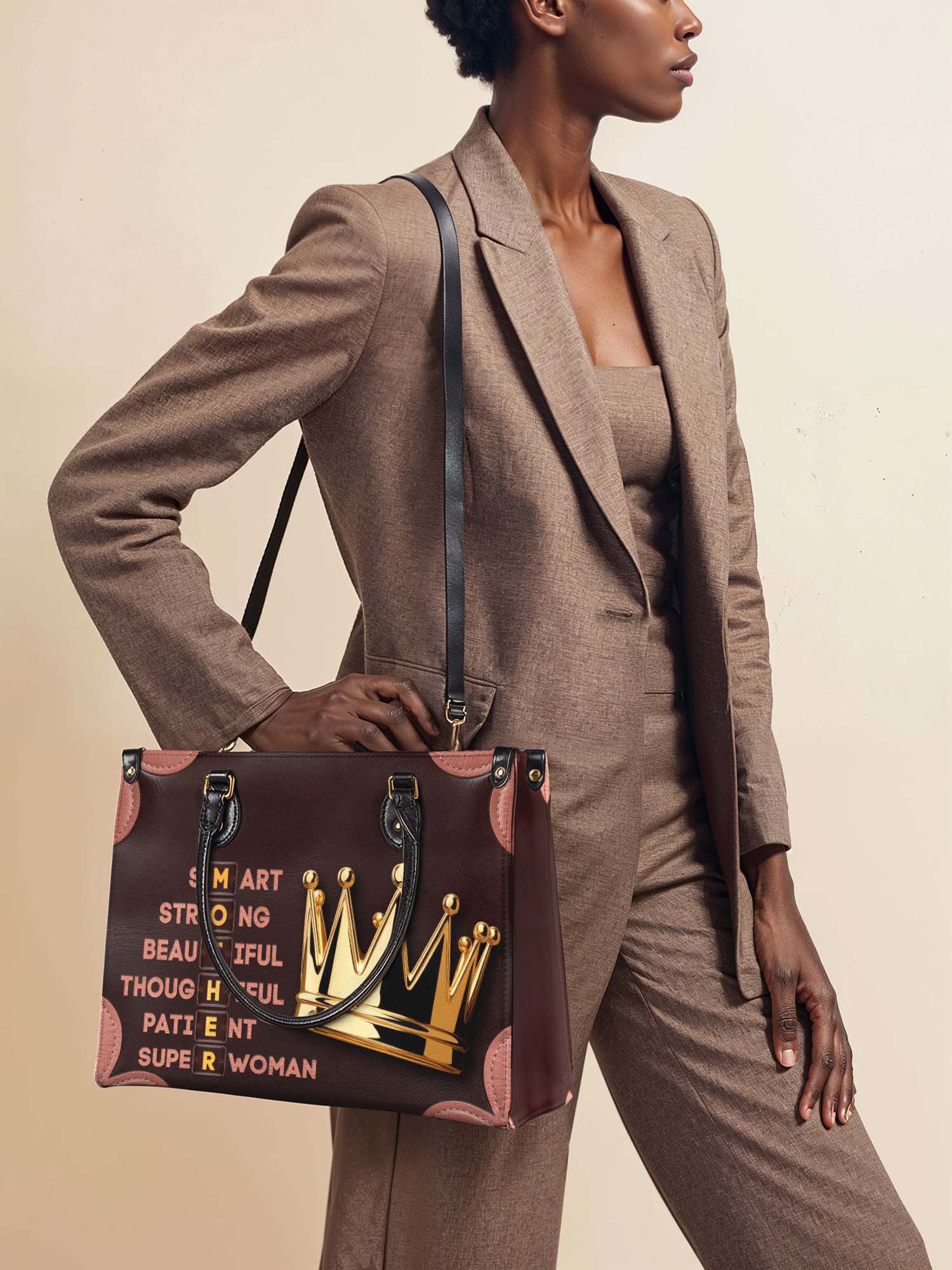 "Imarimom" Leather Handbag