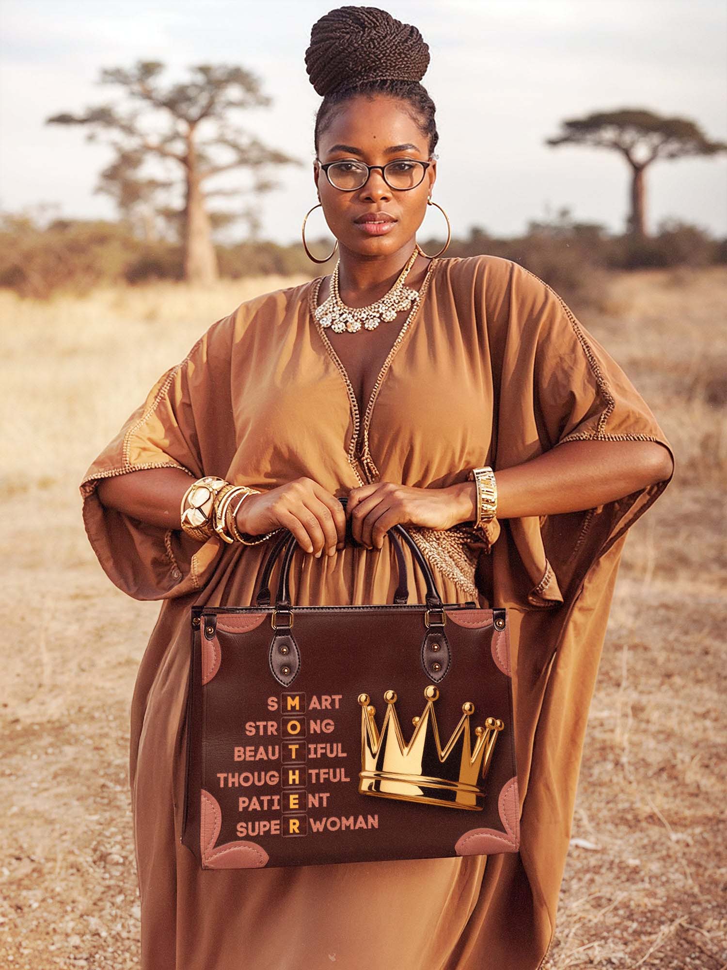 "Imarimom" Leather Handbag